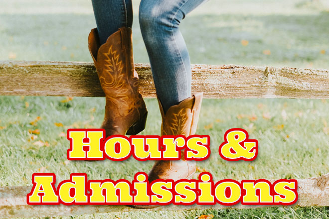 Hours and admissions